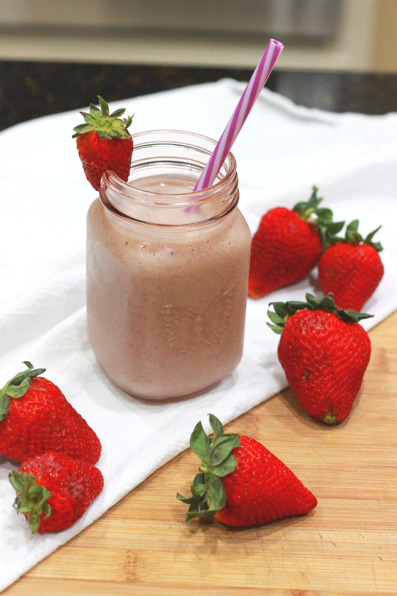 Creamy Strawberry Smoothie